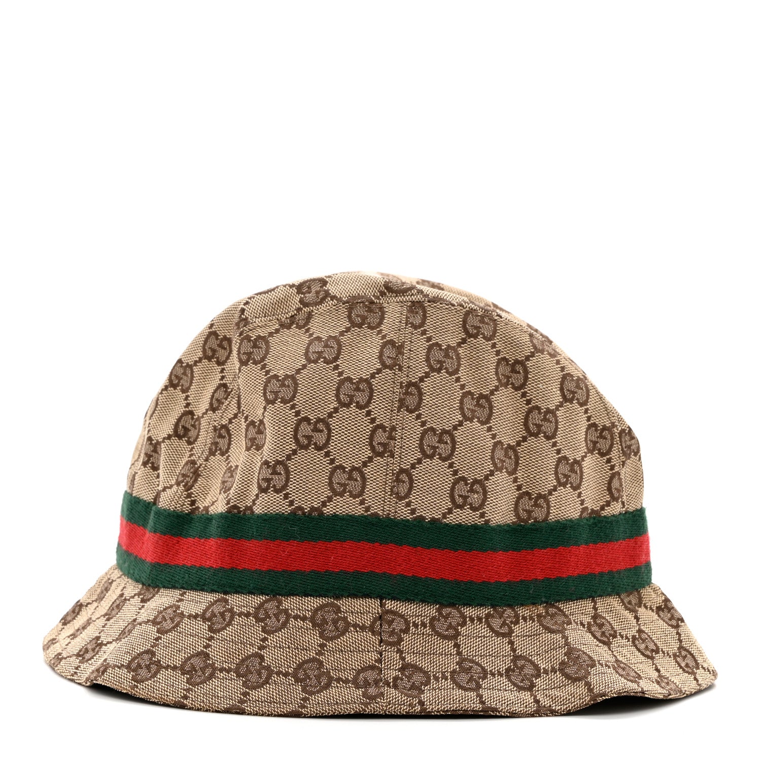 Gucci GG Monogram Web Bucket Hat M Brown 5 of 8
