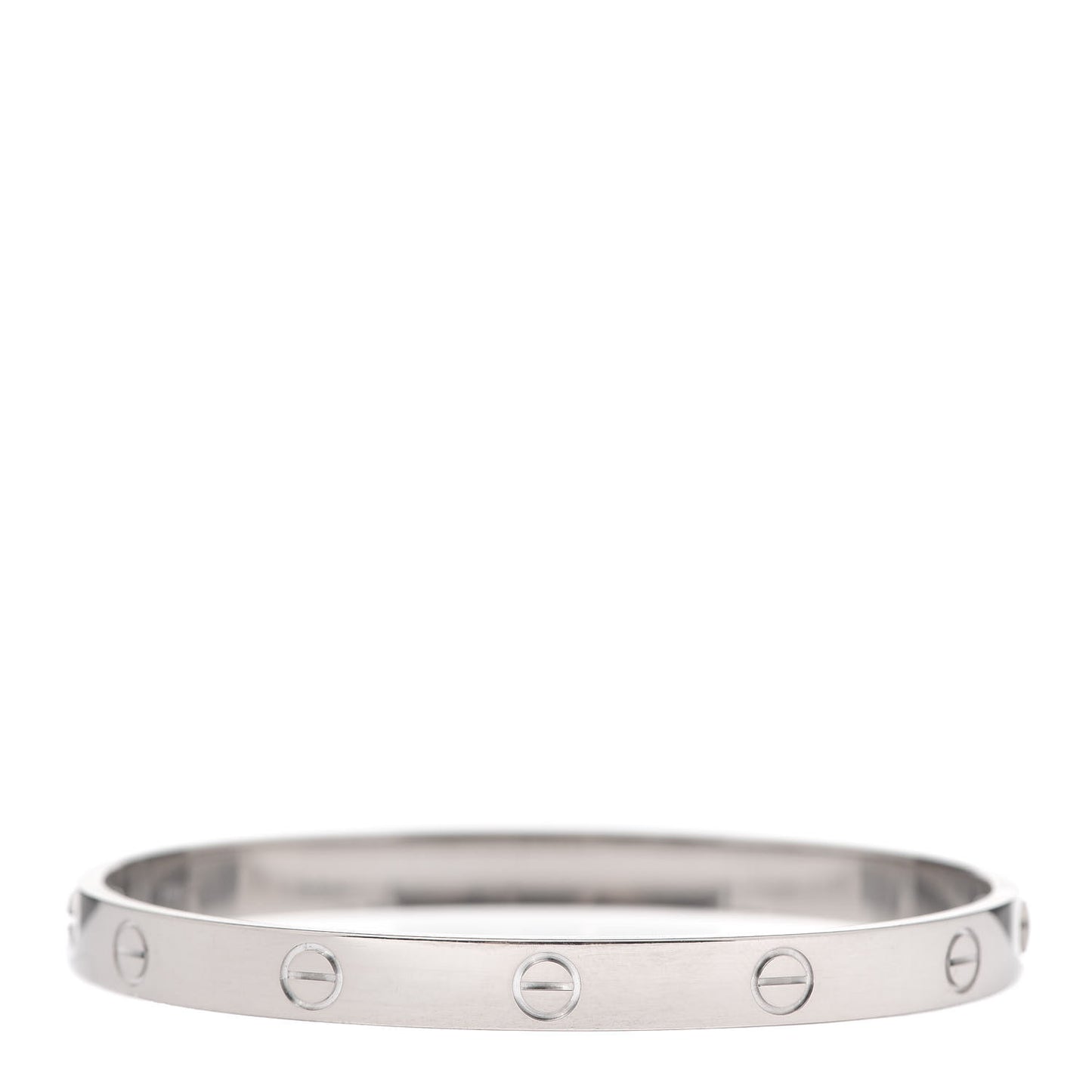 18K White Gold LOVE Bracelet 18