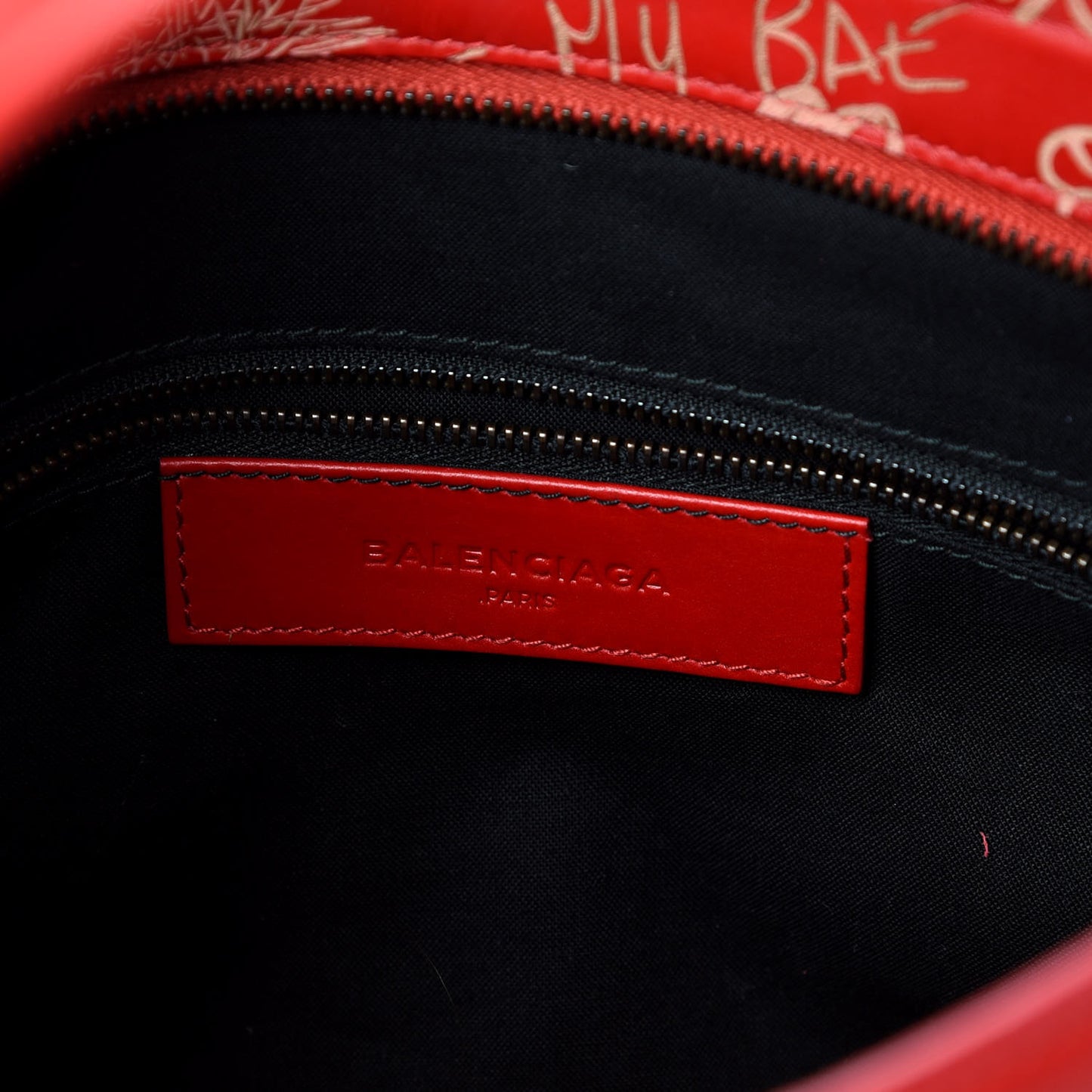 Calfskin Love Perforated Blackout Hardware City Rouge Profond