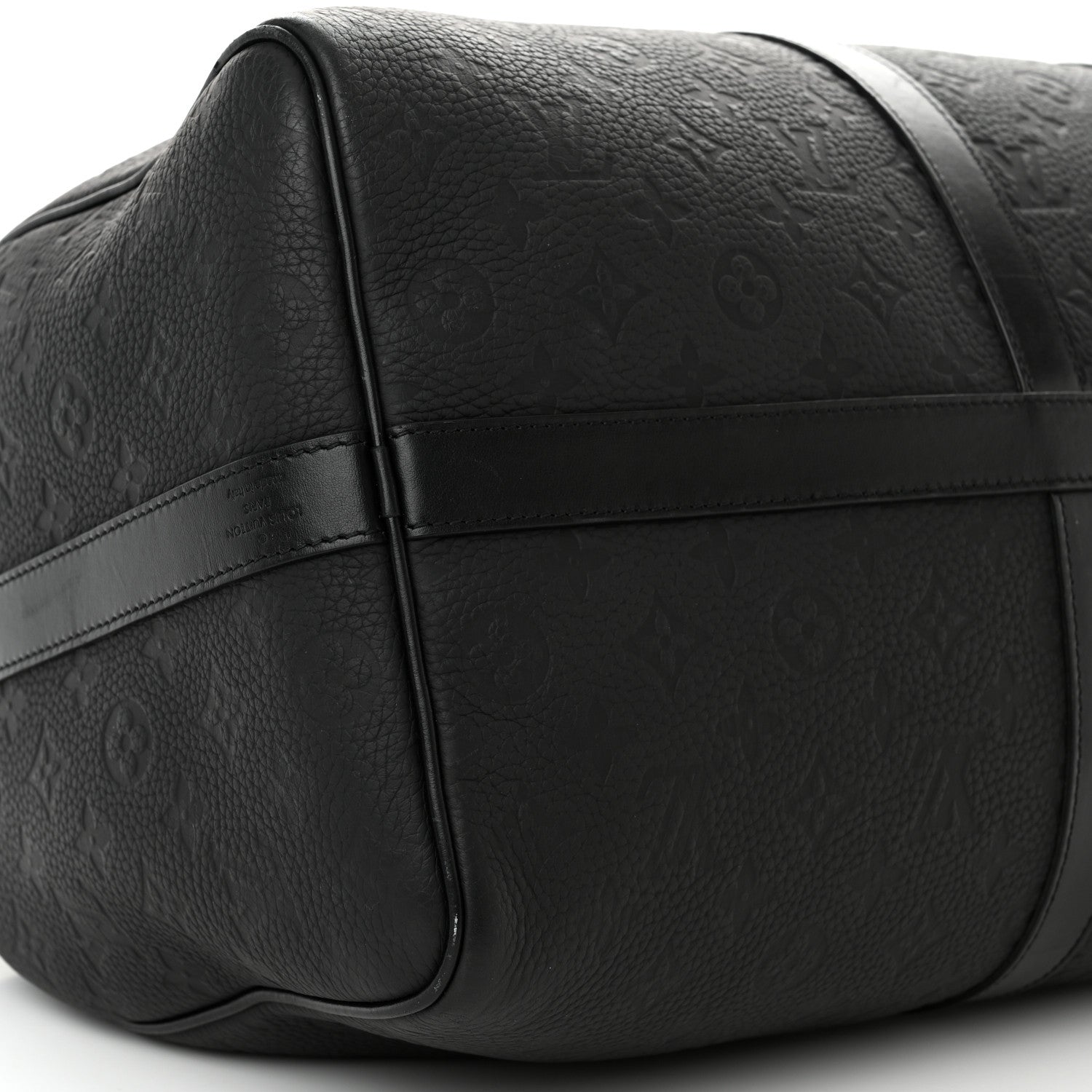 Louis Vuitton Taurillon Monogram Keepall Bandouliere 50 Black 8 of 18