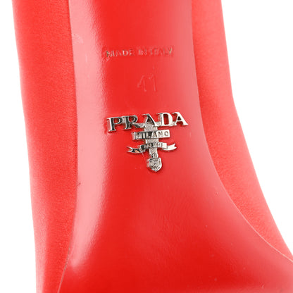 Prada Satin Pumps 41 Red 8 of 10