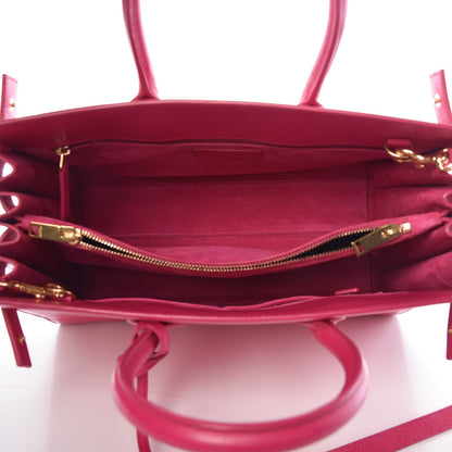 Saint Laurent Calfskin Small Sac De Jour Bubblegum 6 of 14
