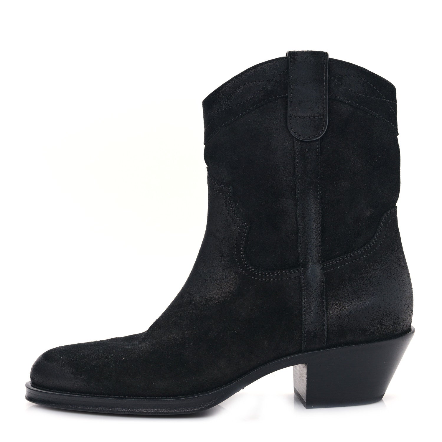 Saint Laurent Vitello Hallem Wax Mens Eastwood 45 Boots 44 Black 1 of 9