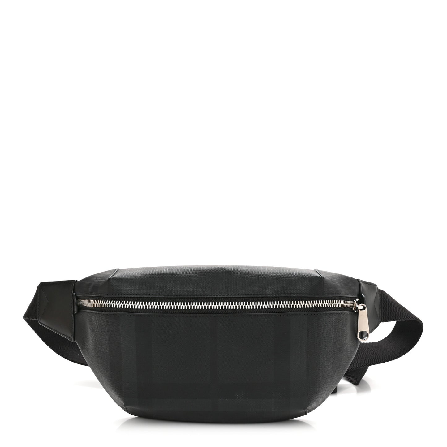 Charcoal Check Calfskin Sonny Bum Bag Charcoal