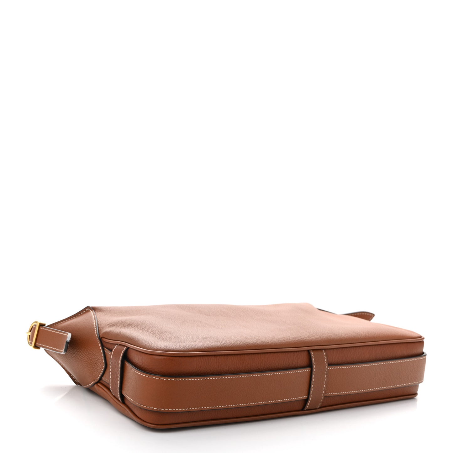 Supple Calfskin Medium Romy Shoulder Bag Tan