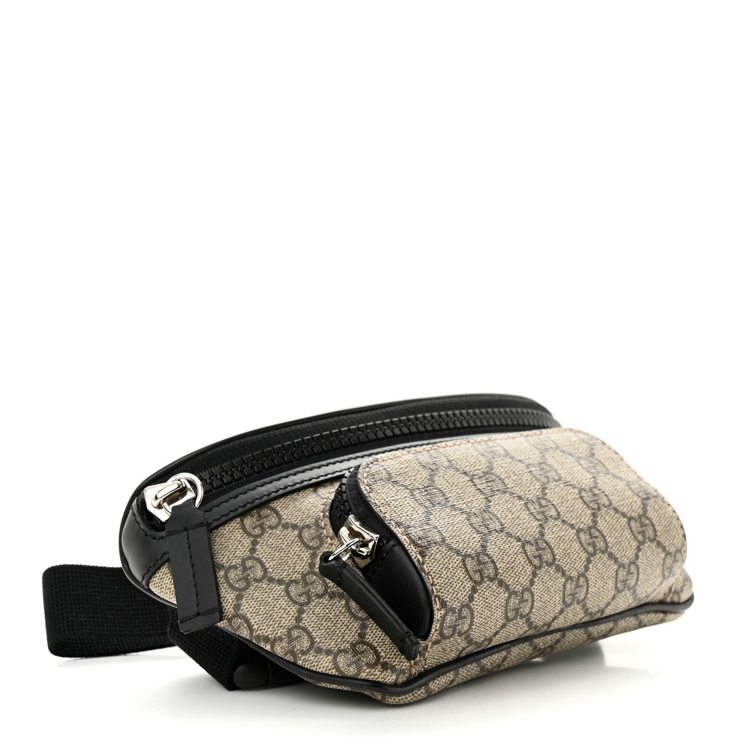 GG Supreme Monogram Belt Bag Black