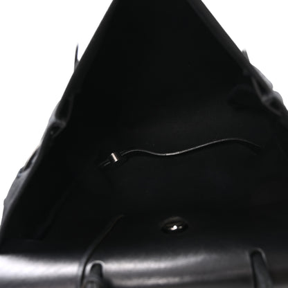 Hermes Toile Vache Calfskin Herbag 30 PM Backpack Black 5 of 10