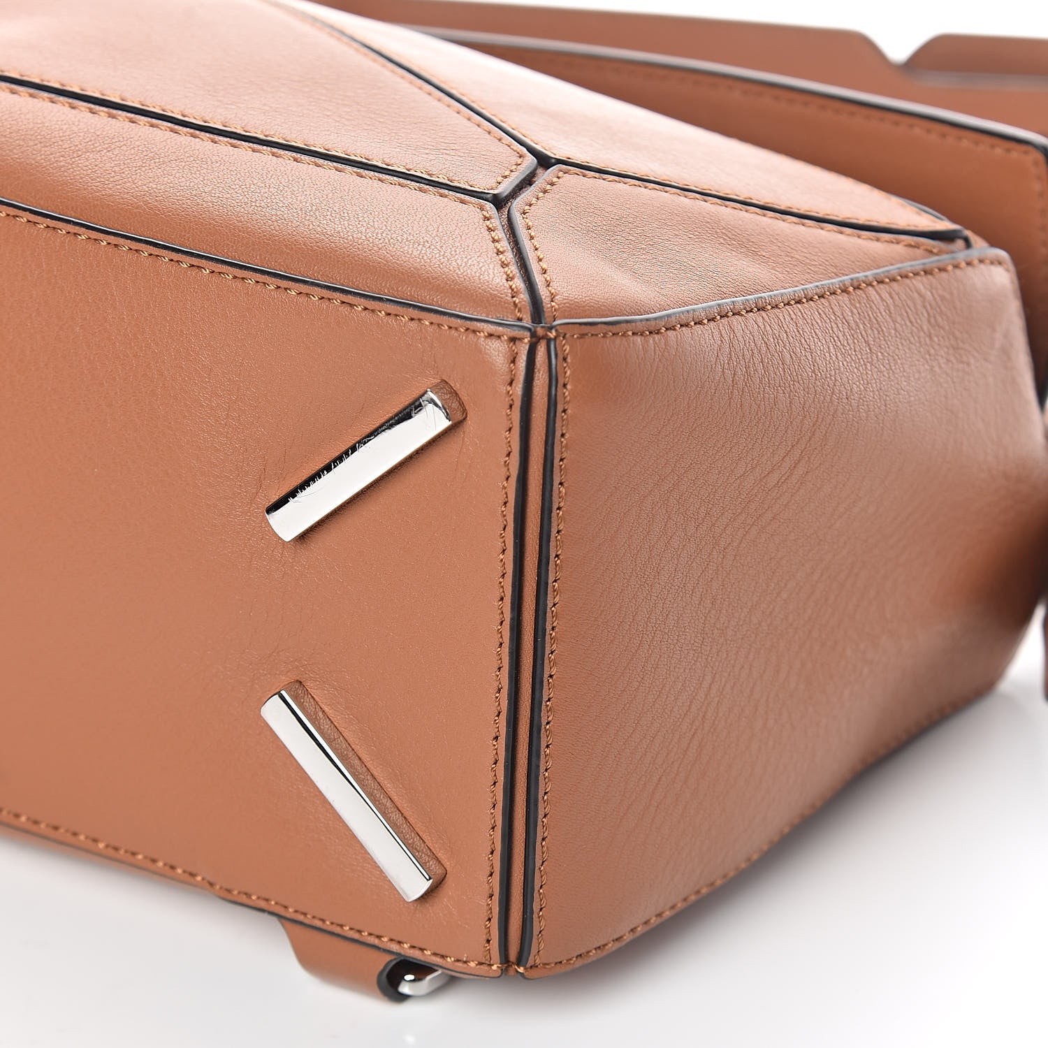 Loewe Calfskin Small Puzzle Bag Tan 9 of 9