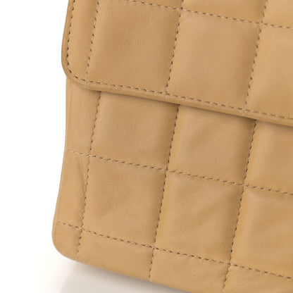 Chanel Lambskin East West Chocolate Bar Flap Beige 16 of 16