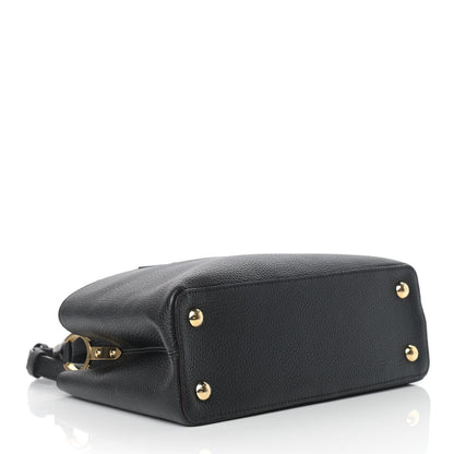 Louis Vuitton Taurillon Capucines PM Black 4 of 9