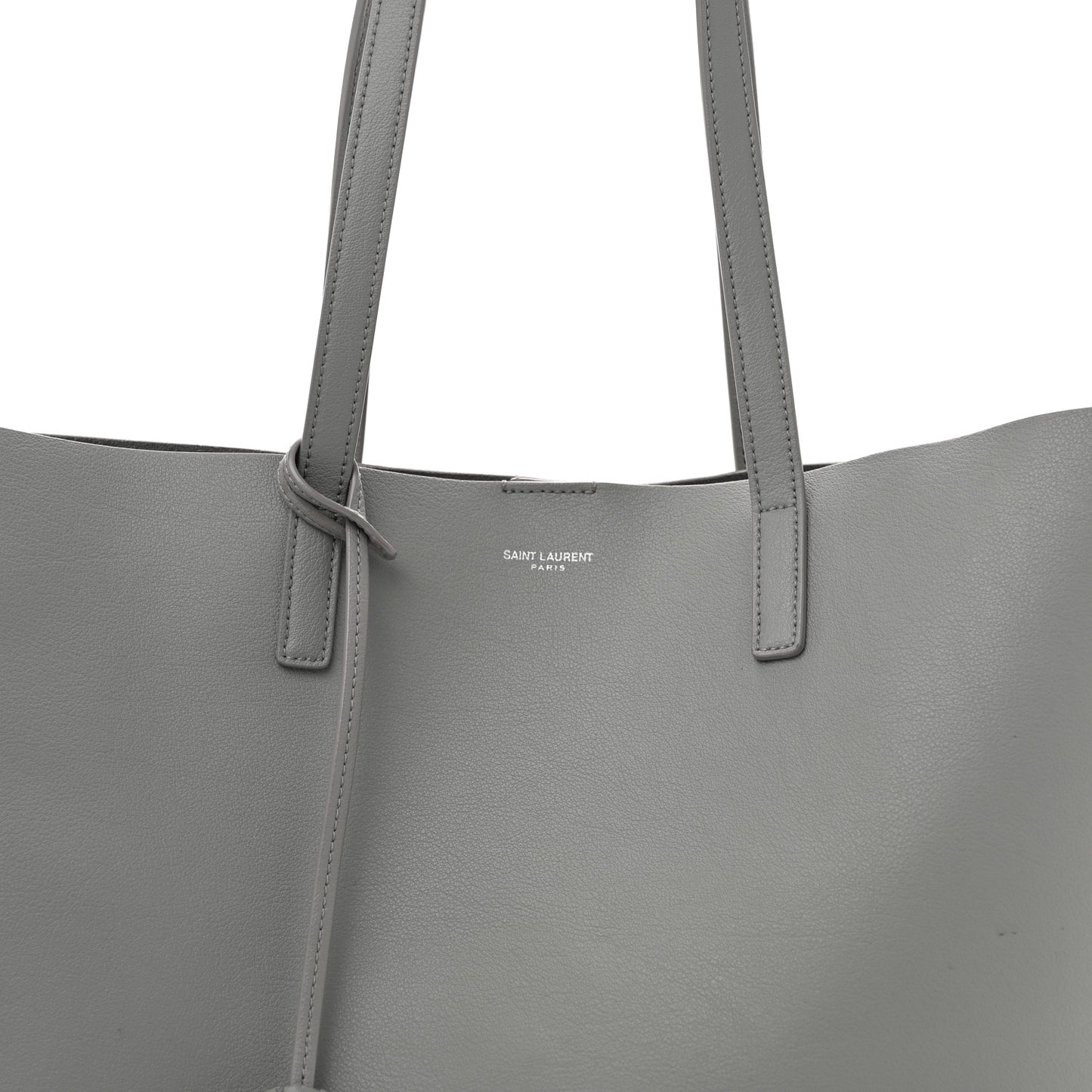 Calfskin Large Shopping Tote Granite