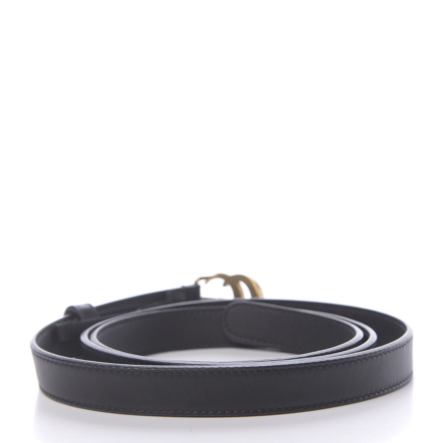Gucci Calfskin Double G 20mm Belt 105 42 Black 2 of 5