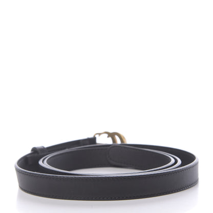 Gucci Calfskin Double G 20mm Belt 105 42 Black 2 of 5