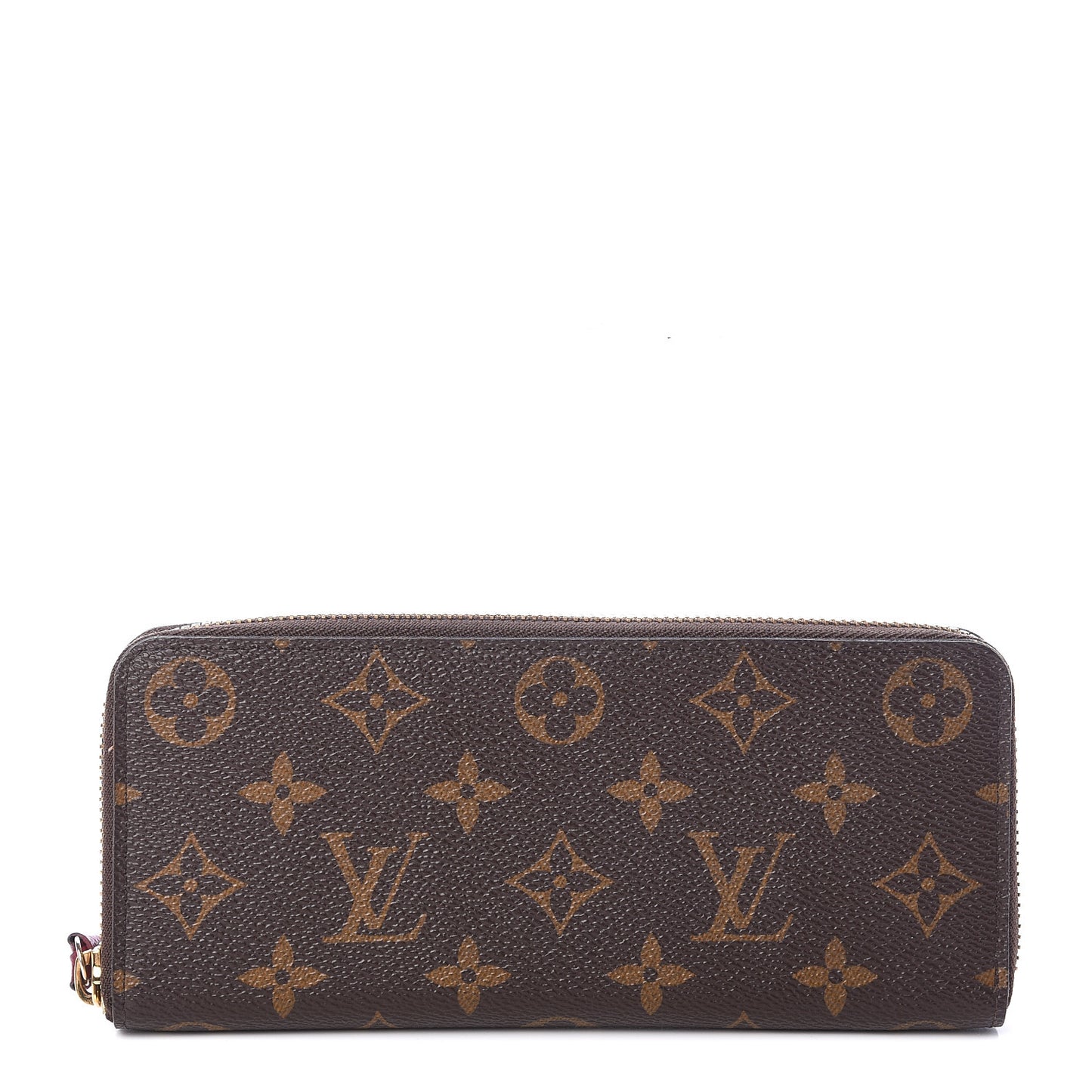 Monogram Clemence Wallet Fuchsia