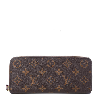 Louis Vuitton Monogram Clemence Wallet Fuchsia 1 of 5
