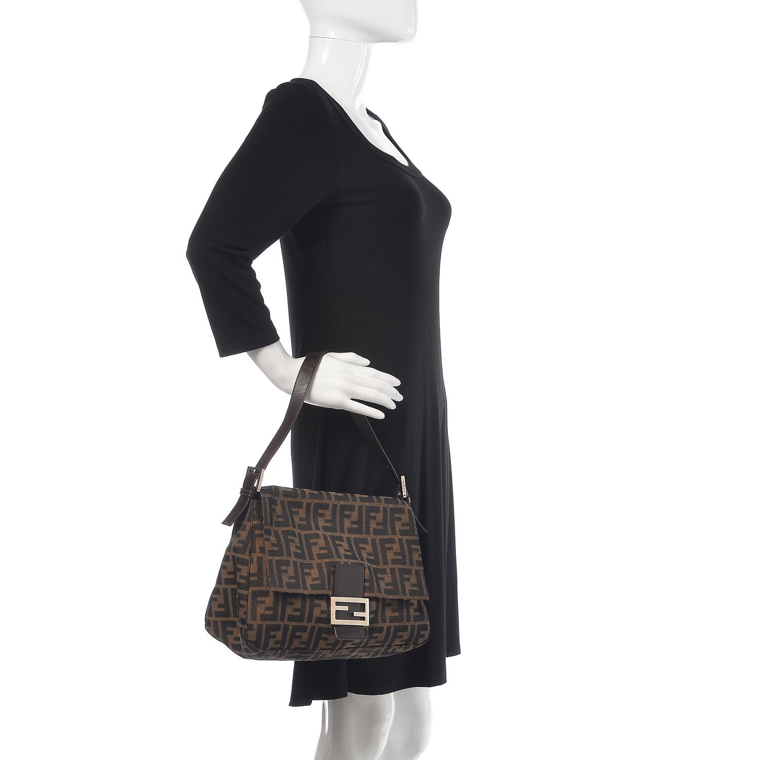 Fendi Zucca Mama Baguette Tobacco 2 of 7