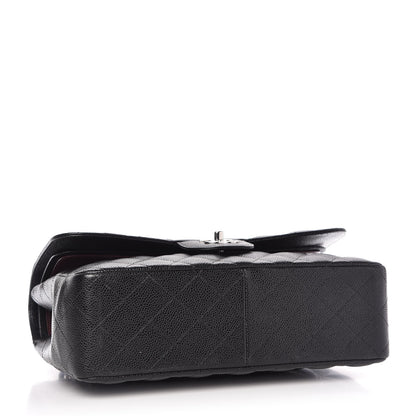 Chanel Caviar Quilted Jumbo Double Flap Black 5 of 11