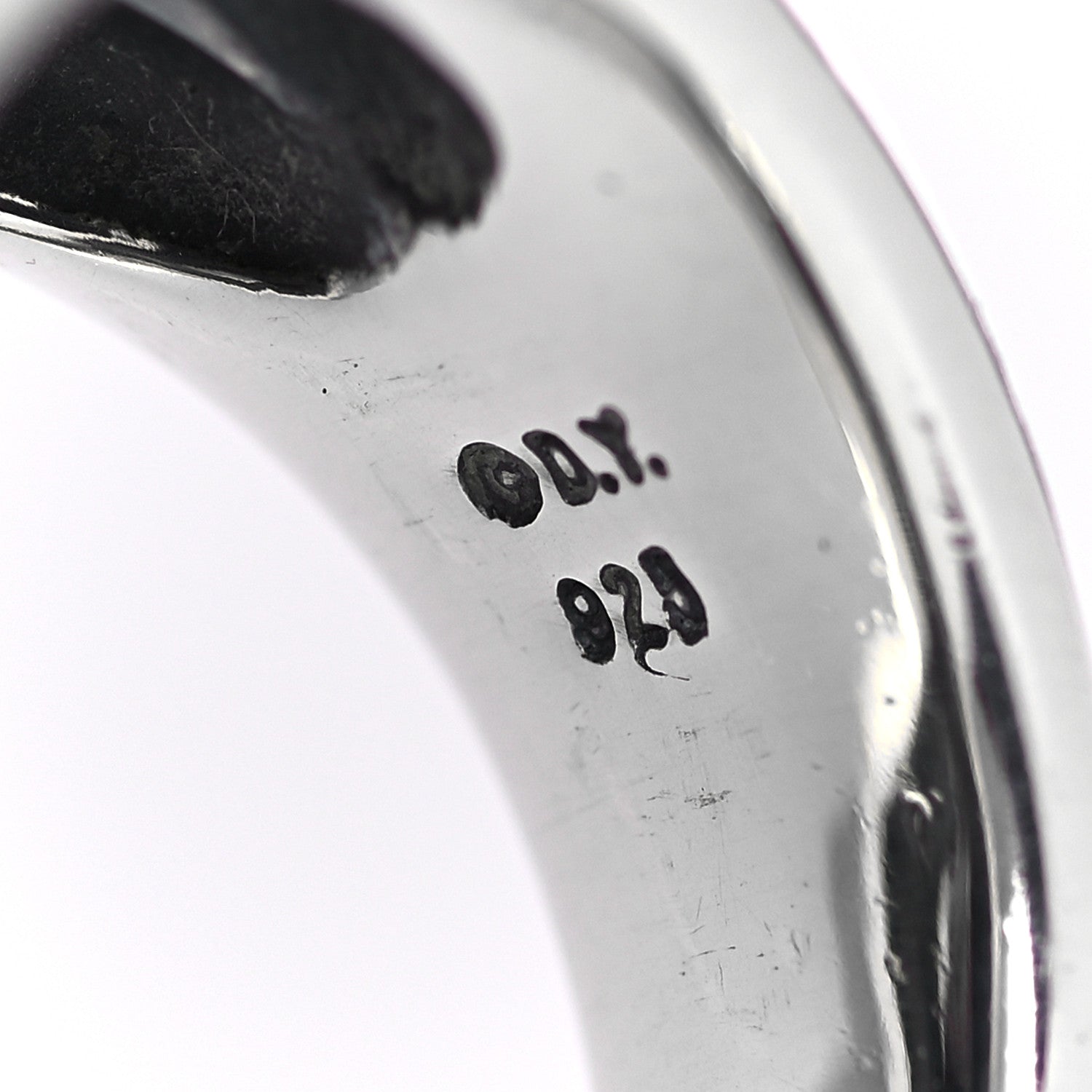 David Yurman Sterling Silver Large Infinity Ring 56 7.5 5 of 5