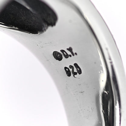 David Yurman Sterling Silver Large Infinity Ring 56 7.5 5 of 5