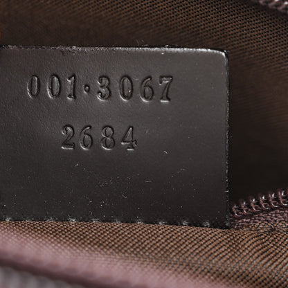 Gucci Nylon Monogram Flat Shoulder Bag Brown 7 of 10