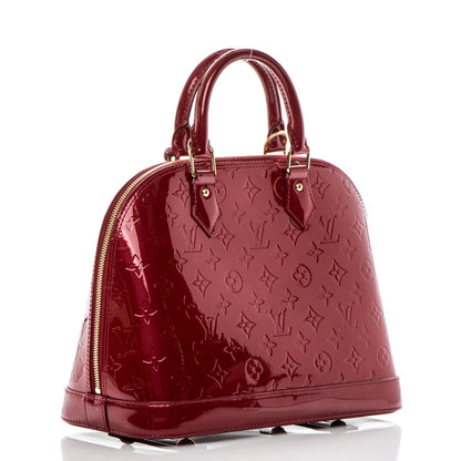 Louis Vuitton Vernis Alma PM Pomme D'Amour 3 of 6