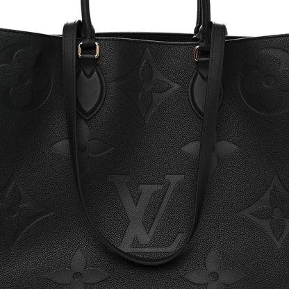 Louis Vuitton Empreinte Monogram Giant Onthego GM Black 7 of 10