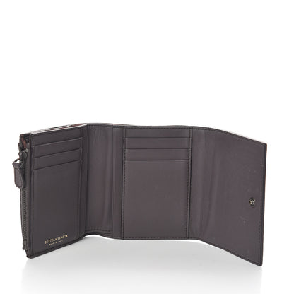 Bottega Veneta Nappa Intrecciato Compact Flap Wallet Light Graphite 4 of 5