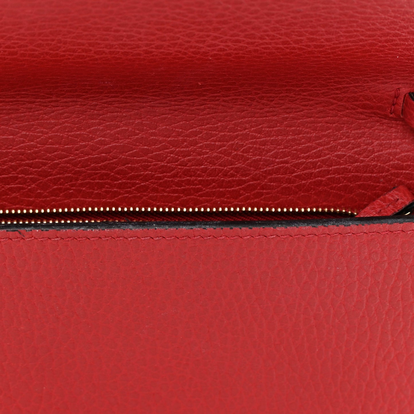 Dollar Calfskin Medium Betty Chain Wallet Tabasco