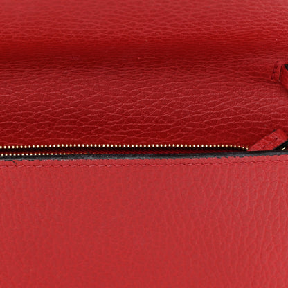 Gucci Dollar Calfskin Medium Betty Chain Wallet Tabasco 12 of 13