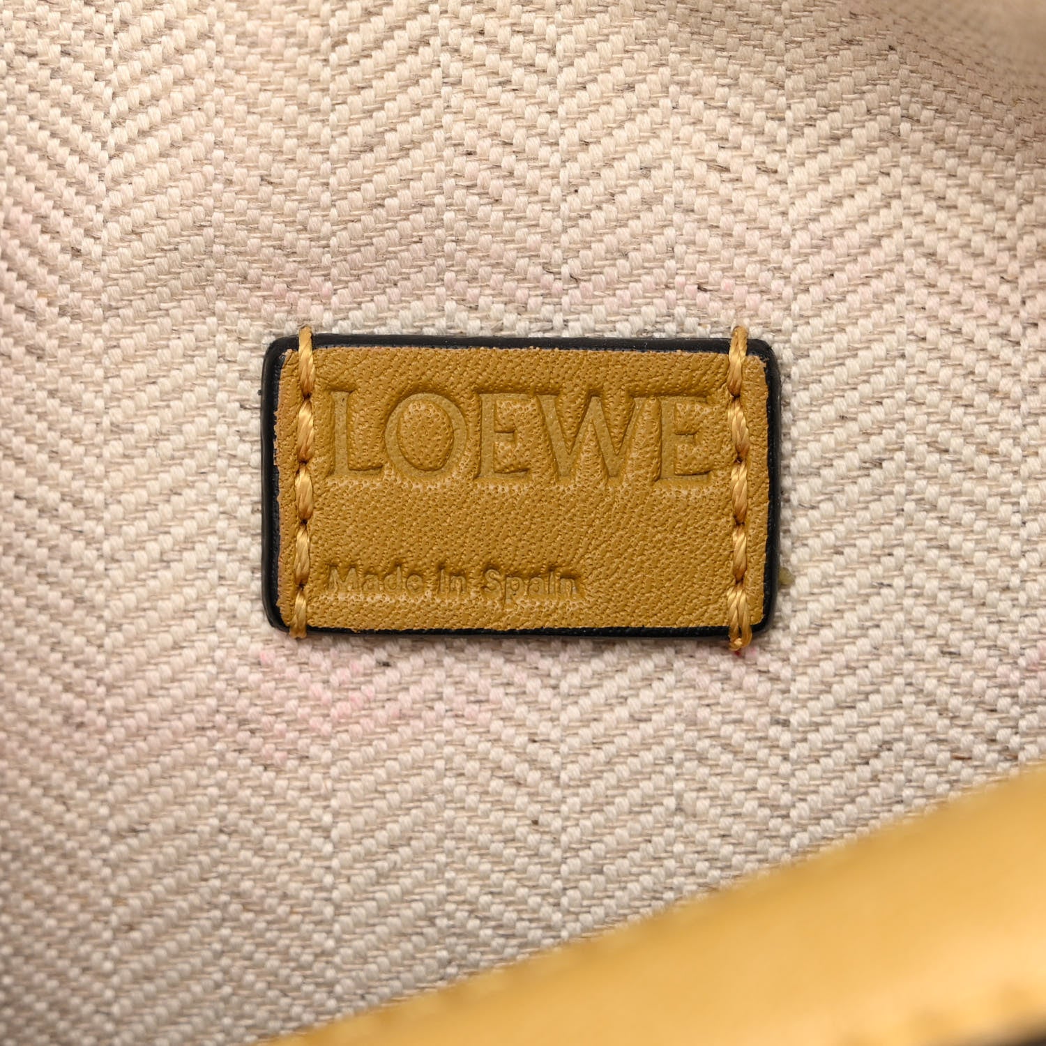 Loewe Calfskin Mini Puzzle Bag Yellow Ochre 6 of 12