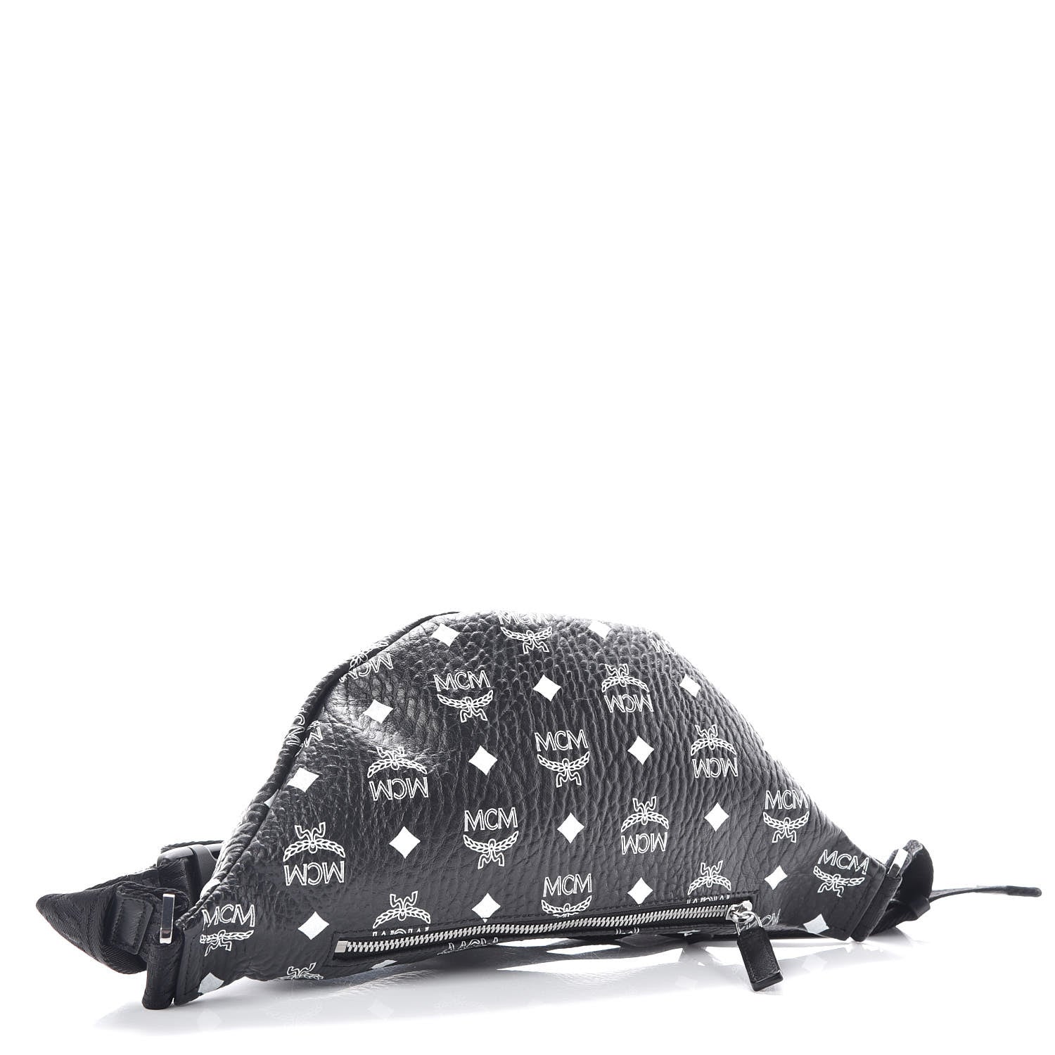 MCM Visetos Stark Belt Bag Black 4 of 9