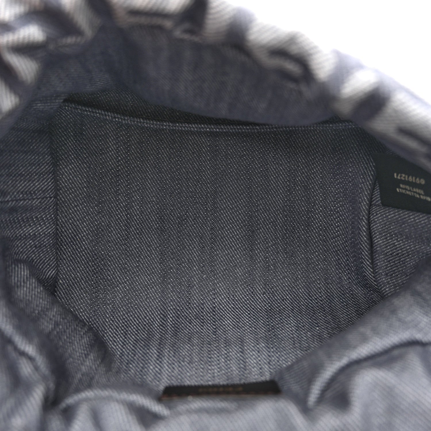 Fendi Denim Small Mamma Baguette Blue 5 of 10