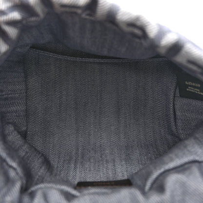 Fendi Denim Small Mamma Baguette Blue 5 of 10