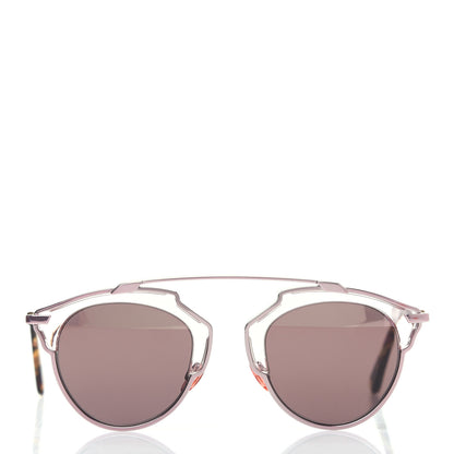 Christian Dior Mirrored So Real Sunglasses Pink Tortoise 2 of 7