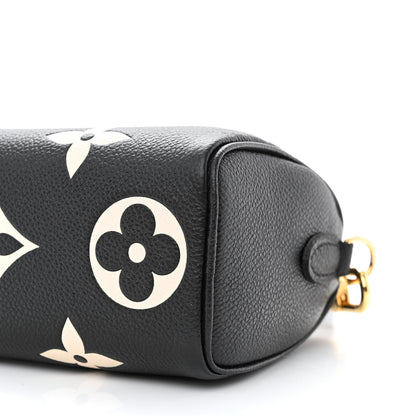 Louis Vuitton Empreinte Monogram Giant Nano Speedy Black Beige 8 of 8