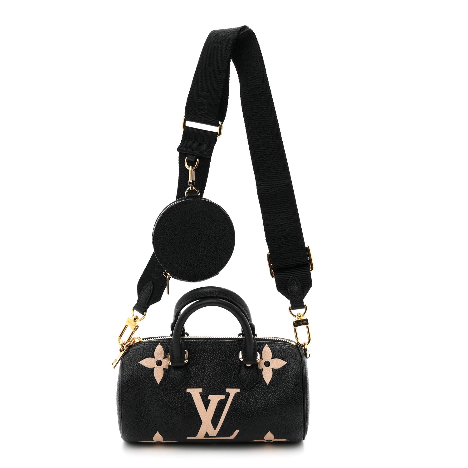 Louis Vuitton Empreinte Monogram Giant Papillon BB Black Beige 1 of 9