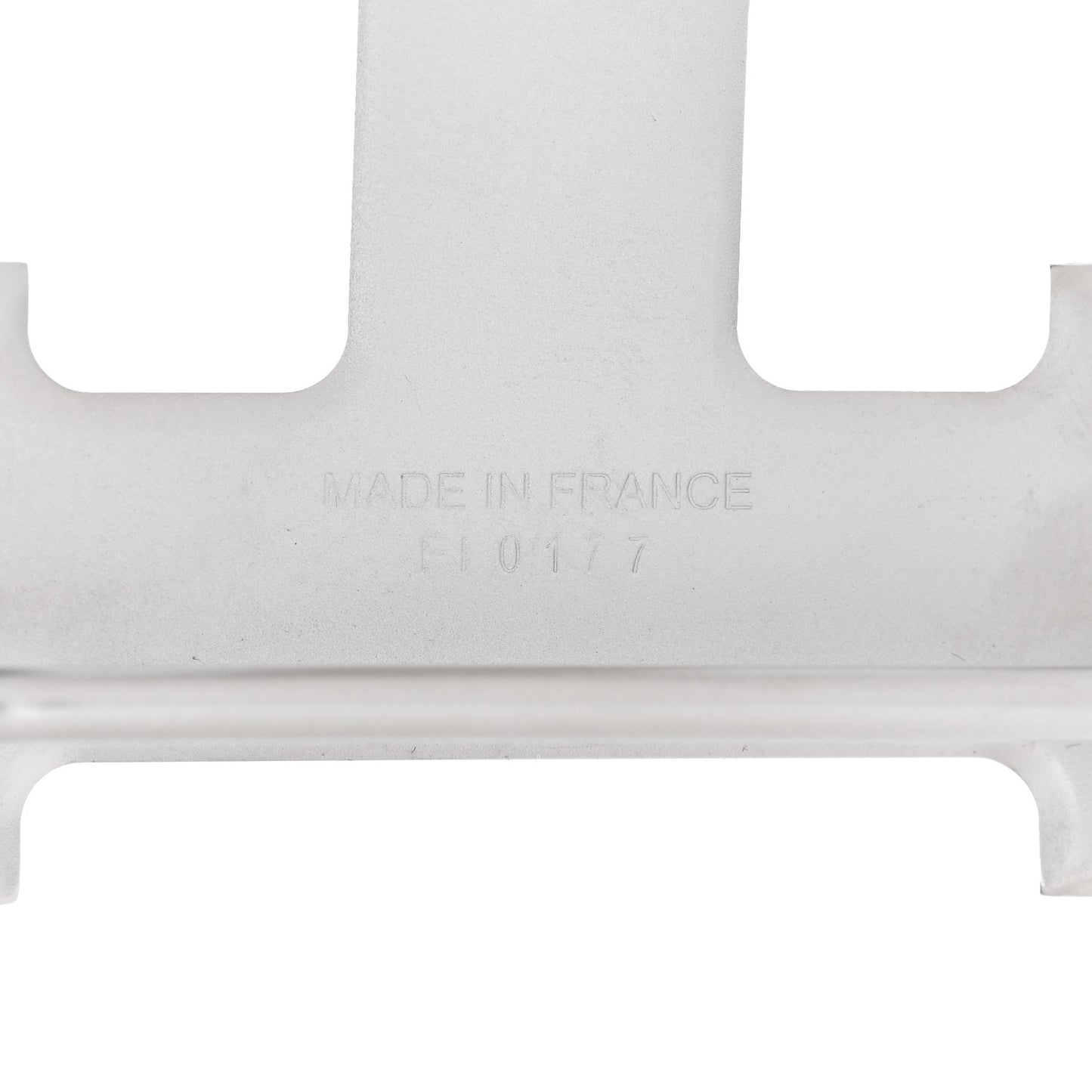 Polished Palladium 32mm H Belt Buckle Silver