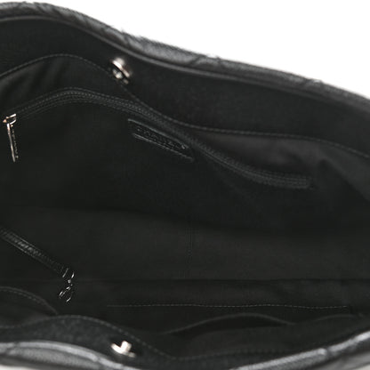 Chanel Caviar Quilted CC Timeless Soft Tote Black 5 of 10