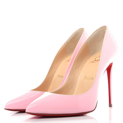 Christian Louboutin Patent Pigalle Follies 100 Pumps 37 Eglantine 3 of 9