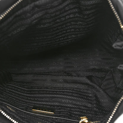 Prada Tessuto Nylon Saffiano Shopping Tote Black 5 of 9