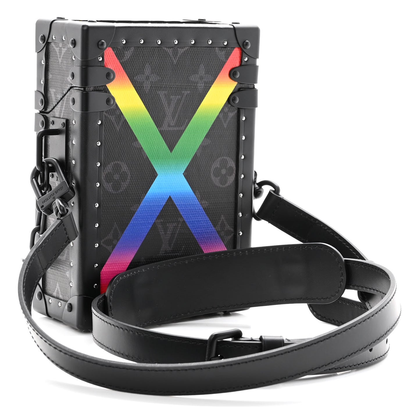 Monogram Eclipse Rainbow Vertical Trunk Black
