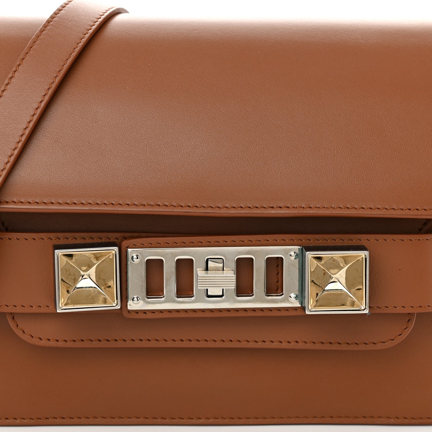 Proenza Schouler Smooth Calfskin Mini PS11 Classic Shoulder Bag Caramel 8 of 10