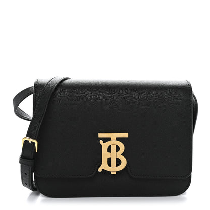 Burberry Grained Calfskin Small TB Bag Black 1 of 12