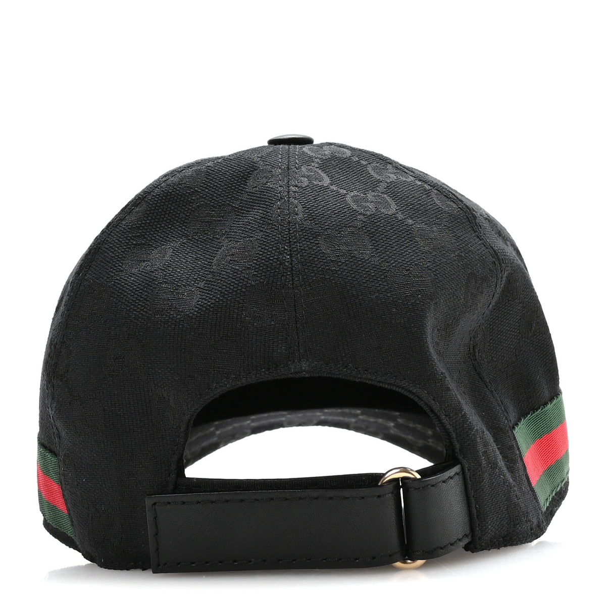 Gucci Monogram Web Baseball Hat M Black 6 of 9