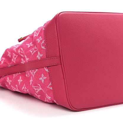 Louis Vuitton Denim Noefull MM Rose Indien 6 of 8