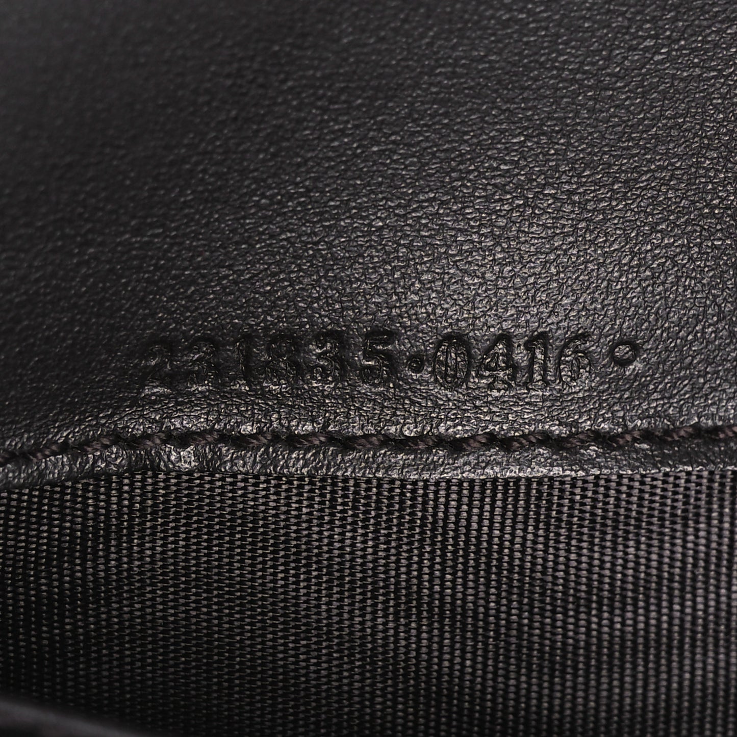 Guccissima Eclipse Continental Flap Wallet Dark Brown