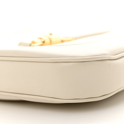 Gucci Boarded Dyana Lux Calfskin Small Jackie 1961 Hobo Mystic White 10 of 11