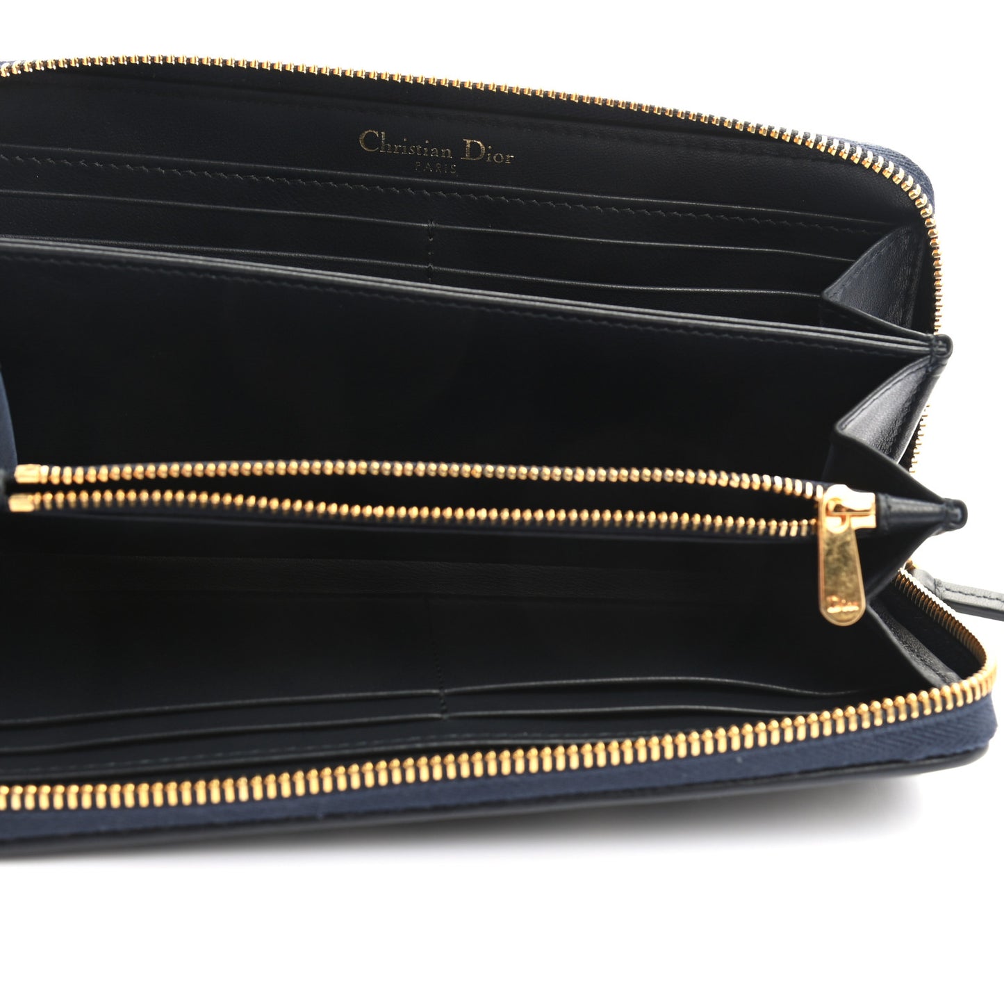 Oblique 30 Montaigne Zip Around Wallet Blue