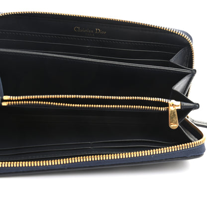 Christian Dior Oblique 30 Montaigne Zip Around Wallet Blue 5 of 10