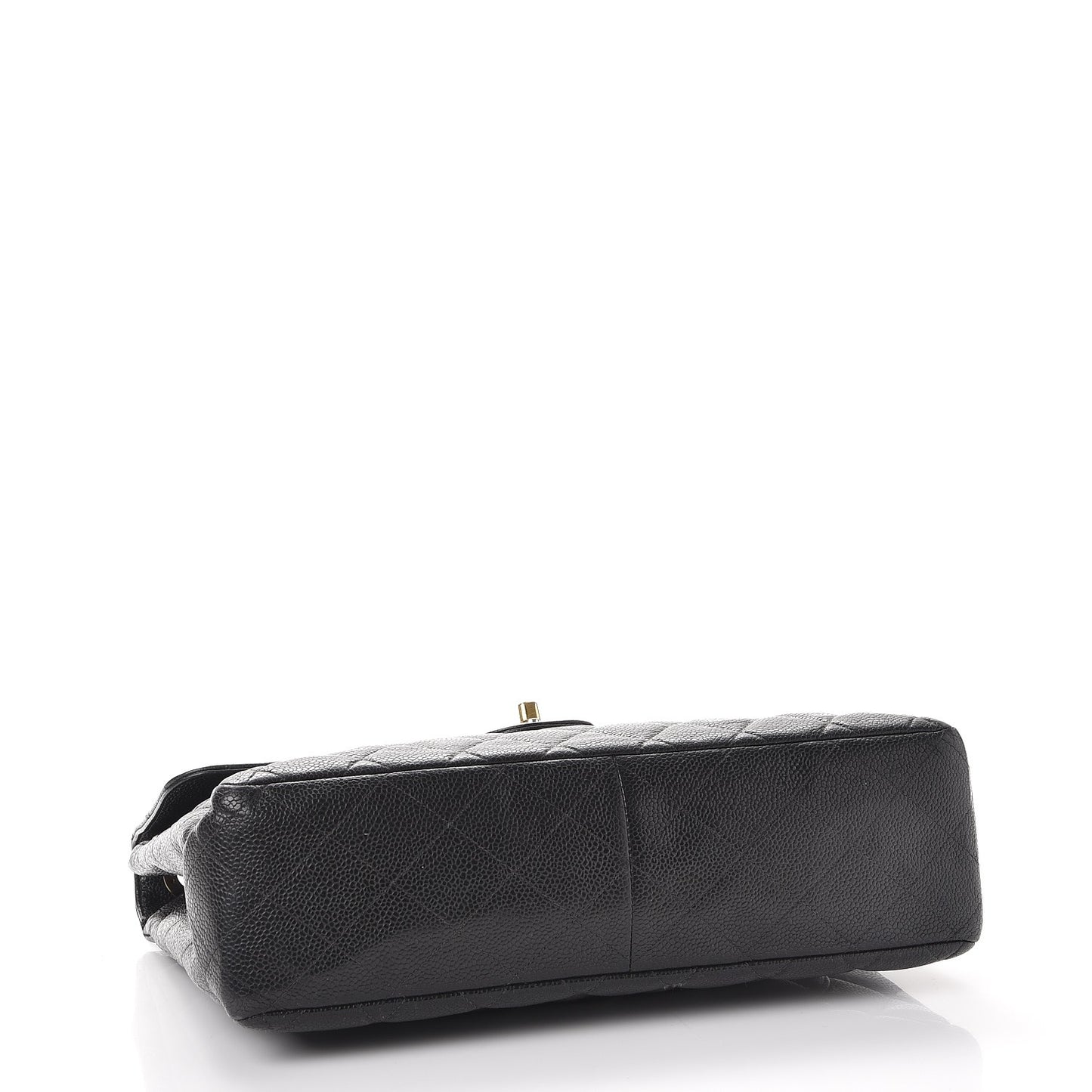 Caviar Quilted Jumbo Single Flap Black